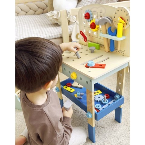 TOOKY TOY Drewniany Stół Do Majsterkowania Warsztat Tooky Toy