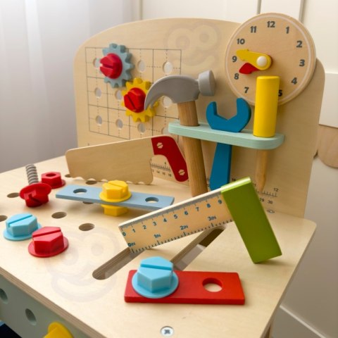 TOOKY TOY Drewniany Stół Do Majsterkowania Warsztat Tooky Toy