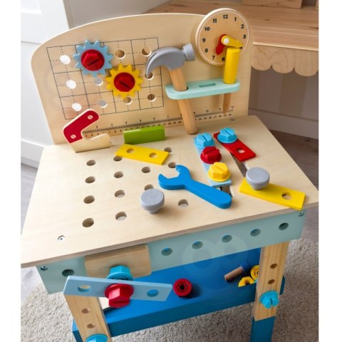 TOOKY TOY Drewniany Stół Do Majsterkowania Warsztat Tooky Toy