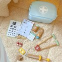 TOOKY TOY Drewniany Zestaw Małego Lekarza Doktora w Walizce z Akcesoriami Tooky Toy