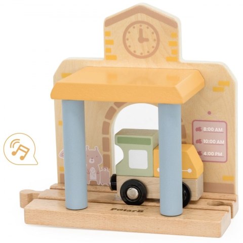 PolarB Drewniany Zestaw Kolejowy 30 el. Viga Toys PolarB Drewniany Zestaw Kolejowy 30 el. Viga Toys