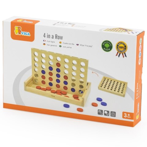 VIGA Gra logiczna 4 w Rzędzie 4 In a Row Viga Toys VIGA Gra logiczna 4 w Rzędzie 4 In a Row Viga Toys