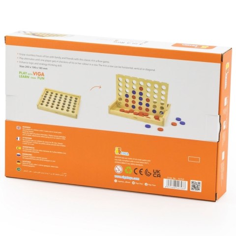 VIGA Gra logiczna 4 w Rzędzie 4 In a Row Viga Toys VIGA Gra logiczna 4 w Rzędzie 4 In a Row Viga Toys