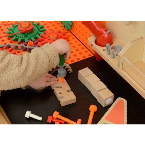 MASTERKIDZ Drewniany Warsztat XXL Montessori STEM z Narzędziami Masterkidz MASTERKIDZ Drewniany Warsztat XXL Montessori STEM z Narzędziami Masterkidz