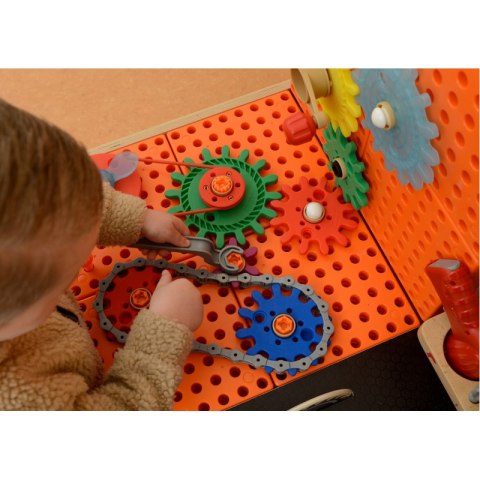 MASTERKIDZ Drewniany Warsztat XXL Montessori STEM z Narzędziami Masterkidz MASTERKIDZ Drewniany Warsztat XXL Montessori STEM z Narzędziami Masterkidz