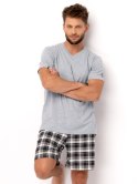 PIŻAMA MĘSKA MNS 460 KR R.3XL-4XL KEY PIŻAMA MĘSKA MNS 460 KR R.3XL-4XL KEY