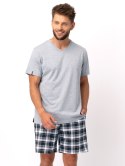 PIŻAMA MĘSKA MNS 460 KR R.3XL-4XL KEY PIŻAMA MĘSKA MNS 460 KR R.3XL-4XL KEY