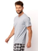 PIŻAMA MĘSKA MNS 460 KR R.3XL-4XL KEY PIŻAMA MĘSKA MNS 460 KR R.3XL-4XL KEY