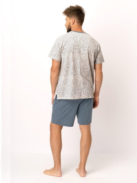 PIŻAMA MĘSKA MNS 748 KR R.3XL-4XL KEY PIŻAMA MĘSKA MNS 748 KR R.3XL-4XL KEY