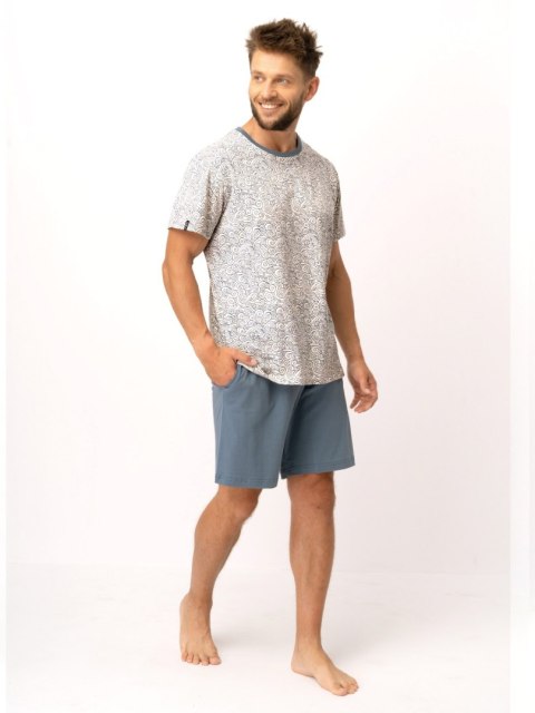 PIŻAMA MĘSKA MNS 748 KR R.3XL-4XL KEY PIŻAMA MĘSKA MNS 748 KR R.3XL-4XL KEY