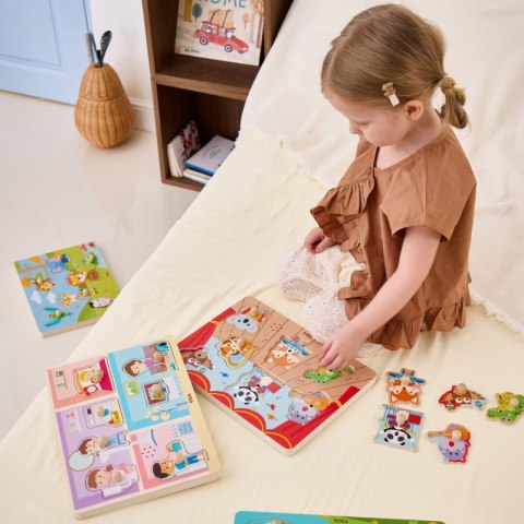 VIGA Puzzle Dźwiękowe Dopasuj Muzykujące Zwierzęta Viga Toys VIGA Puzzle Dźwiękowe Dopasuj Muzykujące Zwierzęta Viga Toys