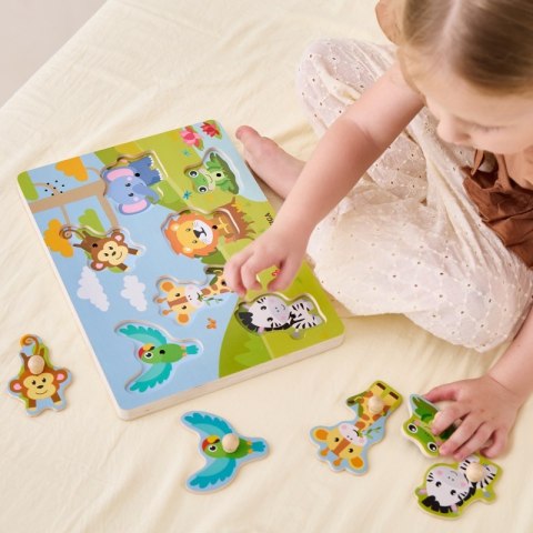 VIGA Puzzle Dźwiękowe Dopasuj Zwierzęta Egzotyczne Viga Toys VIGA Puzzle Dźwiękowe Dopasuj Zwierzęta Egzotyczne Viga Toys