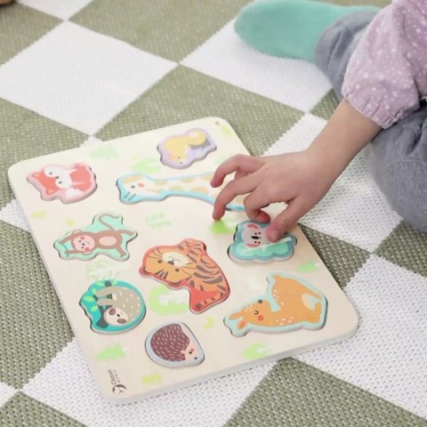 Classic World Drewniana Układanka Dopasuj Zwierzątka Classic World