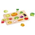 Drewniana Układanka Montessori Warzyw Classic World