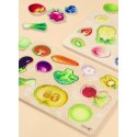 Drewniana Układanka Montessori Warzyw Classic World