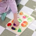 Drewniana Układanka Montessori Warzyw Classic World