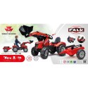 FALK Traktor Massey Ferguson Czerwony na Pedały z Przyczepką od 3 Lat FALK FALK Traktor Massey Ferguson Czerwony na Pedały z Przyczepką od 3 Lat FALK