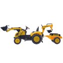 FALK Traktor na Pedały Koparka KOMATSU Łyżka + Przyczepa od 2 lat FALK