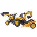 FALK Traktor na Pedały Koparka KOMATSU Łyżka + Przyczepa od 2 lat FALK