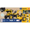 FALK Traktor na Pedały Koparka KOMATSU Łyżka + Przyczepa od 2 lat FALK