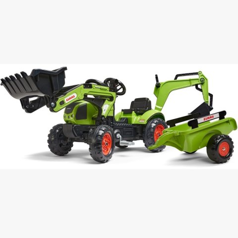FALK Traktor z Przyczepą CLAAS Arion Backhoe ŁYŻKA + Ładowarka FALK FALK Traktor z Przyczepą CLAAS Arion Backhoe ŁYŻKA + Ładowarka FALK