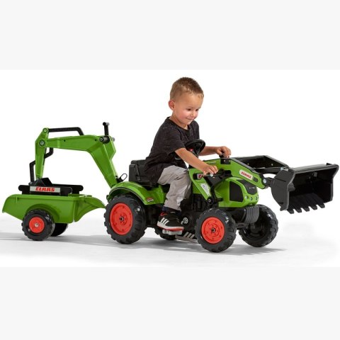 FALK Traktor z Przyczepą CLAAS Arion Backhoe ŁYŻKA + Ładowarka FALK FALK Traktor z Przyczepą CLAAS Arion Backhoe ŁYŻKA + Ładowarka FALK