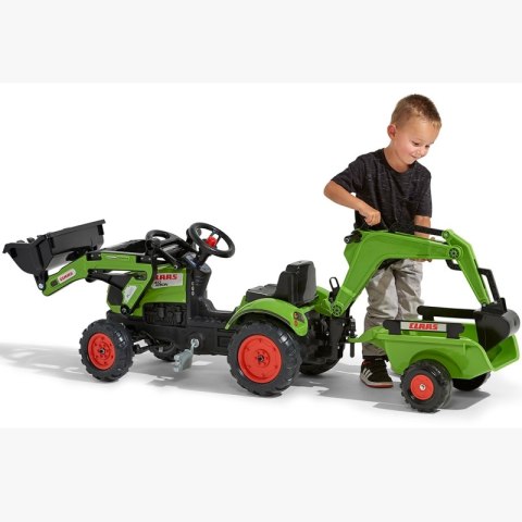 FALK Traktor z Przyczepą CLAAS Arion Backhoe ŁYŻKA + Ładowarka FALK FALK Traktor z Przyczepą CLAAS Arion Backhoe ŁYŻKA + Ładowarka FALK