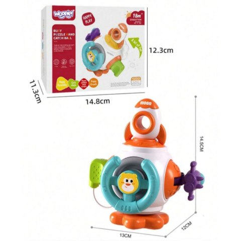 WOOPIE BABY Piłka Kosmiczna Rakieta 6w1 Montessori 18m+ Woopie WOOPIE BABY Piłka Kosmiczna Rakieta 6w1 Montessori 18m+ Woopie