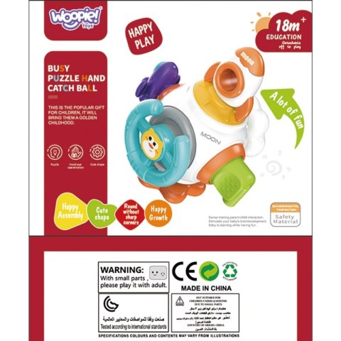 WOOPIE BABY Piłka Kosmiczna Rakieta 6w1 Montessori 18m+ Woopie WOOPIE BABY Piłka Kosmiczna Rakieta 6w1 Montessori 18m+ Woopie