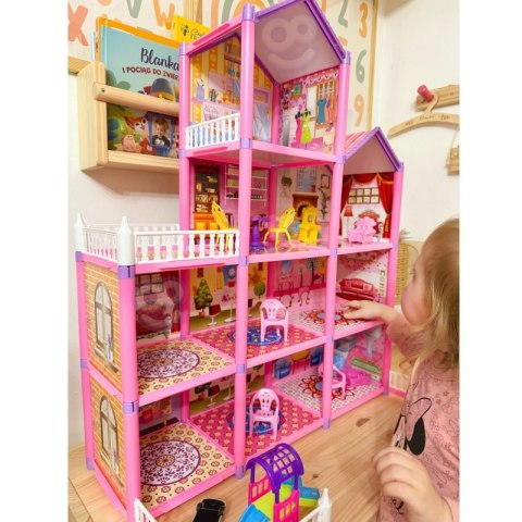 WOOPIE Mega Willa Domek dla Lalek LOVELY HOUSE 194 el. Woopie WOOPIE Mega Willa Domek dla Lalek LOVELY HOUSE 194 el. Woopie