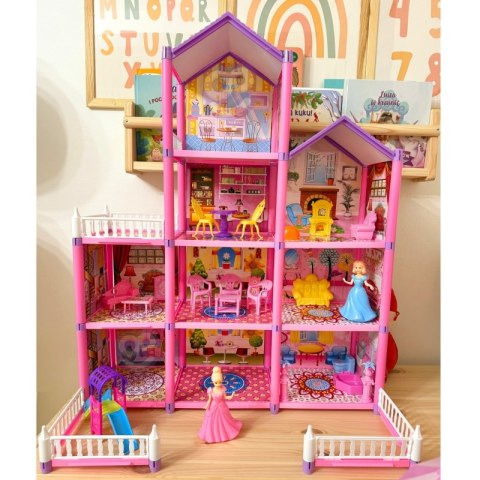 WOOPIE Mega Willa Domek dla Lalek LOVELY HOUSE 194 el. Woopie WOOPIE Mega Willa Domek dla Lalek LOVELY HOUSE 194 el. Woopie