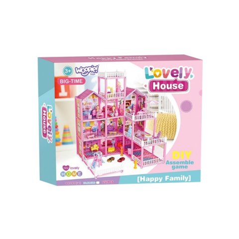 WOOPIE Mega Willa Domek dla Lalek LOVELY HOUSE 194 el. Woopie WOOPIE Mega Willa Domek dla Lalek LOVELY HOUSE 194 el. Woopie