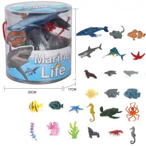 WOOPIE Zestaw Figurki Zwierzeta Morskie 34 szt. Woopie