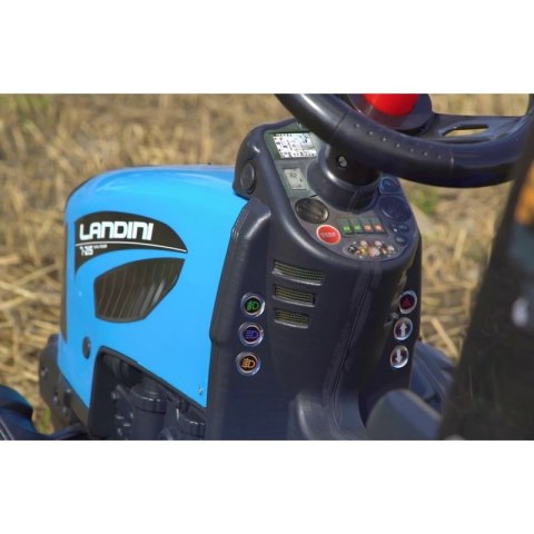 FALK Traktor Landini na pedały z przyczepą Niebieski od 3 lat FALK FALK Traktor Landini na pedały z przyczepą Niebieski od 3 lat FALK