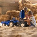 FALK Traktor na Pedały New Holland Duży z Przyczepką + Otwierana Maska od 2 lat FALK FALK Traktor na Pedały New Holland Duży z Przyczepką + Otwierana Maska od 2 lat FALK