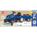 FALK Traktor na Pedały New Holland Duży z Przyczepką + Otwierana Maska od 2 lat FALK FALK Traktor na Pedały New Holland Duży z Przyczepką + Otwierana Maska od 2 lat FALK