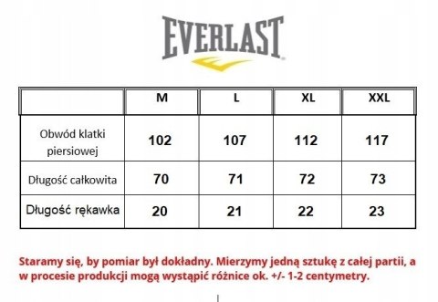 KOSZULKA T-SHIRT EVERLAST 37M291J86 MUSTANG / EVERLAST KOSZULKA T-SHIRT EVERLAST 37M291J86 MUSTANG / EVERLAST
