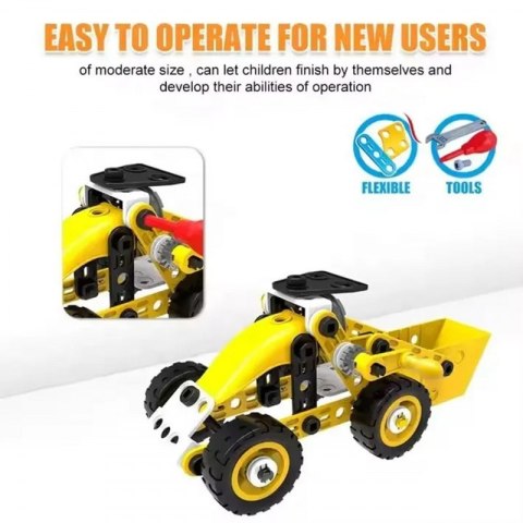 WOOPIE Pojazdy Zestaw Konstrukcyjny 8w1 Klocki STEAM Woopie