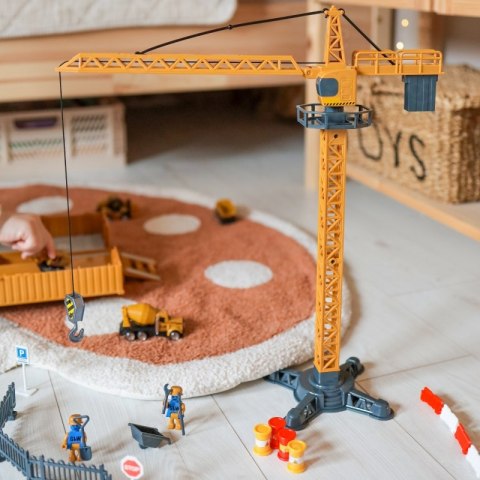 WOOPIE Samochód Ciężarowy 6w1 Zestaw Budowy Dźwig Resoraki Akcesoria Woopie