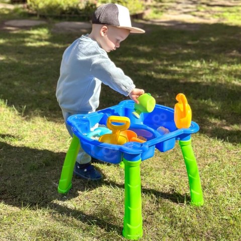 WOOPIE Stolik Wodny 2w1 Piaskownica 9 akc. Woopie