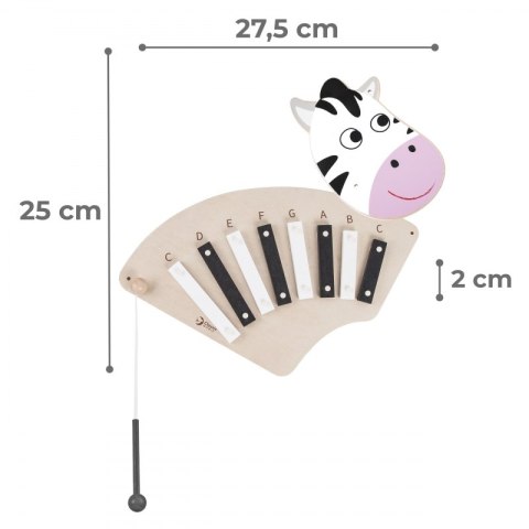 CLASSIC WORLD EDU Muzyczna Tablica Ścienna ZEBRA Classic World