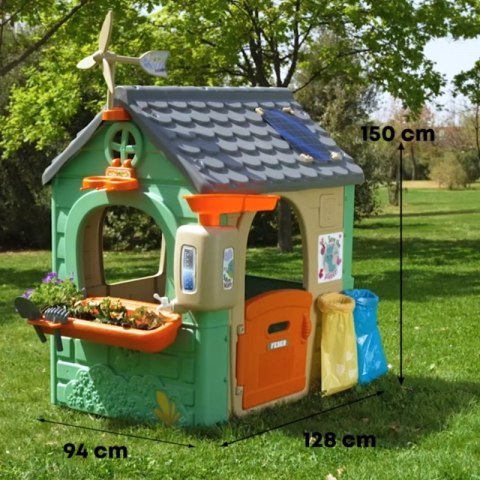 FEBER Domek ogrodowy Recycle Eco Segregacja Odpadów Zielona Energia Feber FEBER Domek ogrodowy Recycle Eco Segregacja Odpadów Zielona Energia Feber