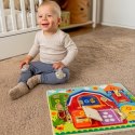 TOOKY TOY Tablica Manipulacyjna Zamki Obrazki Farma Tooky Toy