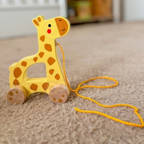 TOOKY TOY Żyrafka do Ciągnięcia Drewniany Tooky Toy