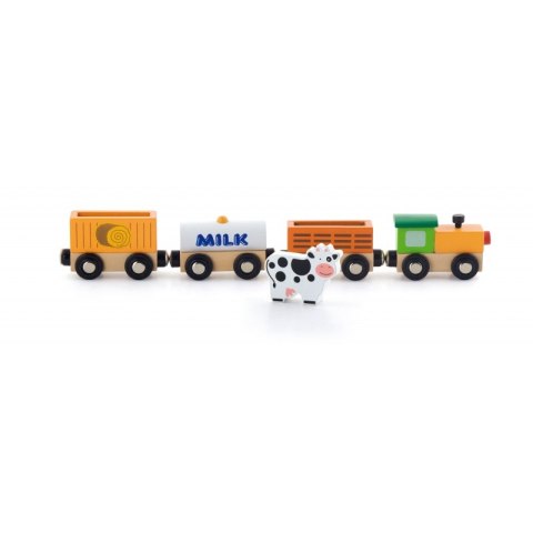 Viga Zestaw akcesoriów do kolejki - pociąg rolniczy Viga Toys Viga Zestaw akcesoriów do kolejki - pociąg rolniczy Viga Toys