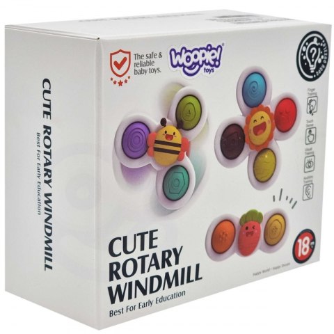 WOOPIE BABY Spiner Zabawka Sensoryczna Edukacyjna 3w1 Woopie WOOPIE BABY Spiner Zabawka Sensoryczna Edukacyjna 3w1 Woopie