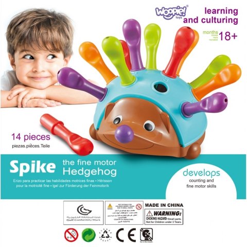 WOOPIE Gra Zręcznościowa Jeżyk Sorter Montessori Nauka Liczb i Kolorów 4w1 Woopie