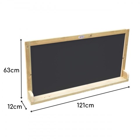 CLASSIC WORLD EDU Drewniana Tablica Dwustronna Kredowa- Magnetyczna Edukacyjna Classic World