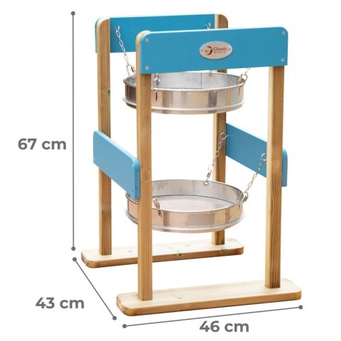 CLASSIC WORLD EDU Plac Zabaw Zabawka do Piasku Podwójne Sitko Classic World EDU