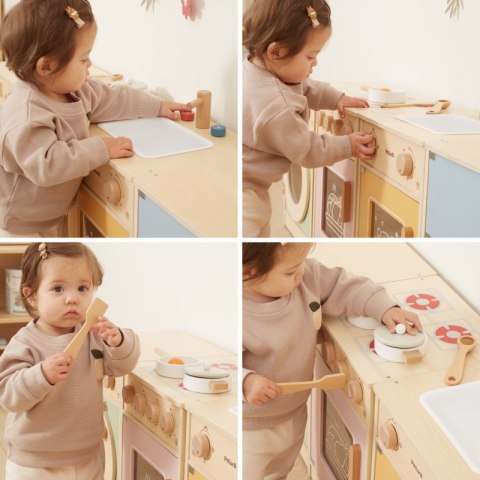 VIGA PolarB Drewniany Zestaw Kuchenny XL Pralka Kuchenka Zmywarka Viga Toys